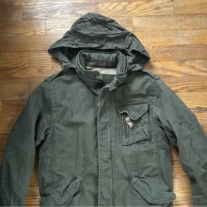 GAP Kids Olive Green Hooded Jacket